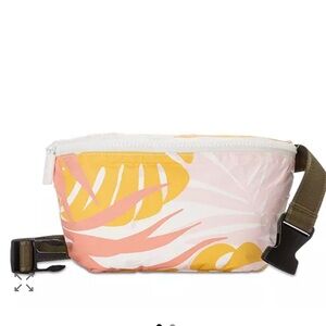 ALOHA Collection Pink and Yellow Crossbody Bag